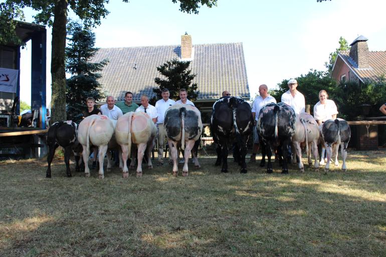 De kampioenen in Geffen op een rij