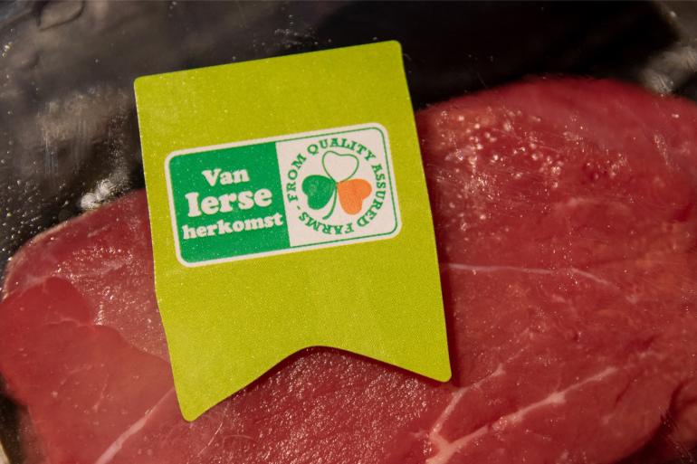 Ongeveer 90 procent van de Ierse agrarische productie is bestemd voor export