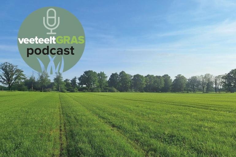 Op de rijsporen bij Chris Bomers groeit duidelijk minder gras en klaver