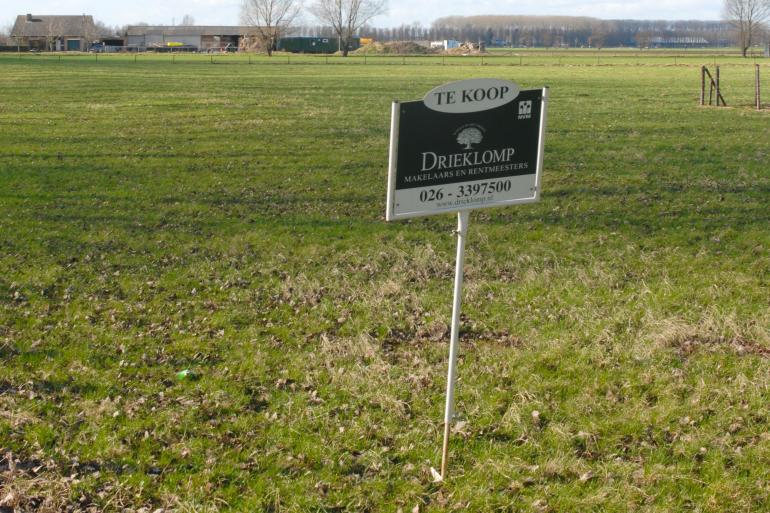 Beleggers en overheden kregen tussen 2016 en 2025 een groter aandeel in de grondmarkt