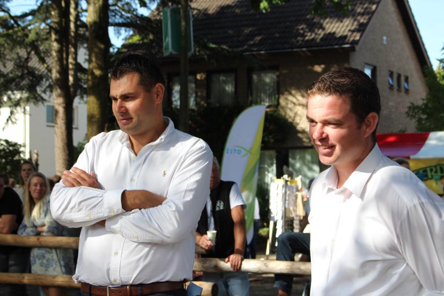 Juryleden Jan Declerck  en Jan Orinx