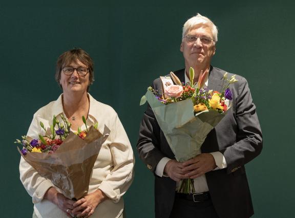 Angelique Huijben – Pijnenburg (links) is in de ledenraad van CRV benoemd tot hoofdbestuurslid van de coöperatie en lid van de raad van commissarissen. Bert Jansen (rechts) is benoemd tot commissaris